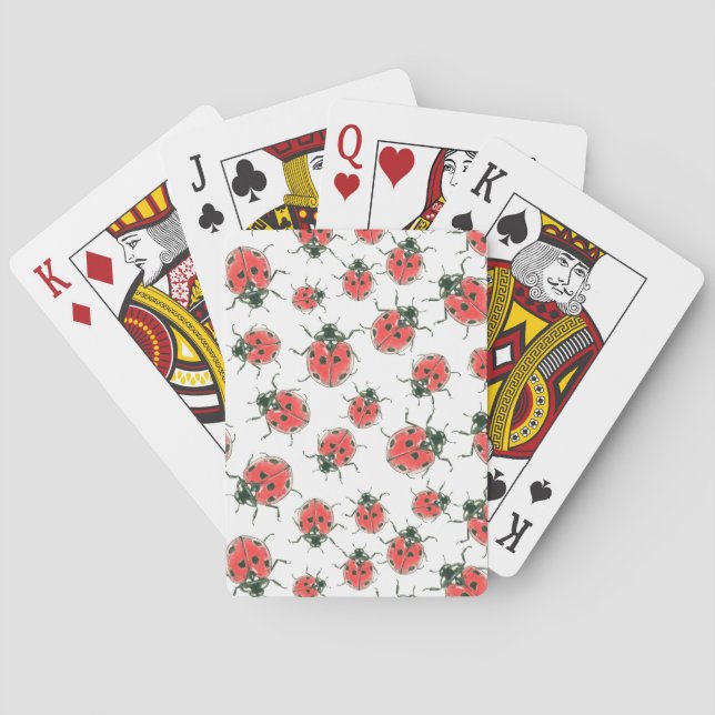 Ladybugs Playing Cards (Back)