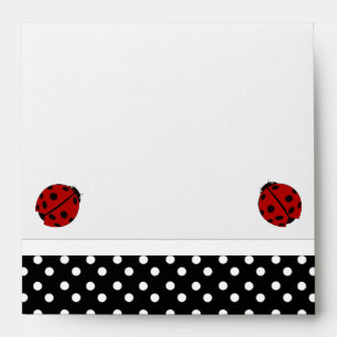 Ladybugs & Polka Dot Envelope
