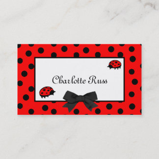 Ladybugs & Polka Dots Mummy Card