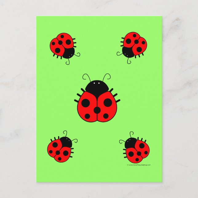 Ladybugs Postcard (Front)
