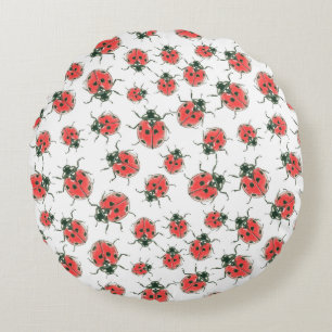 Ladybugs Round Cushion