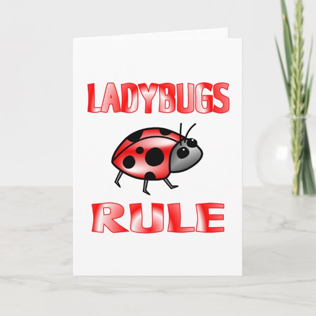 LADYBUGS RULE CARD (Front)