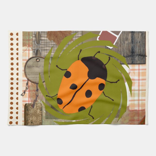 LADYBUGS TEA TOWEL (Horizontal)