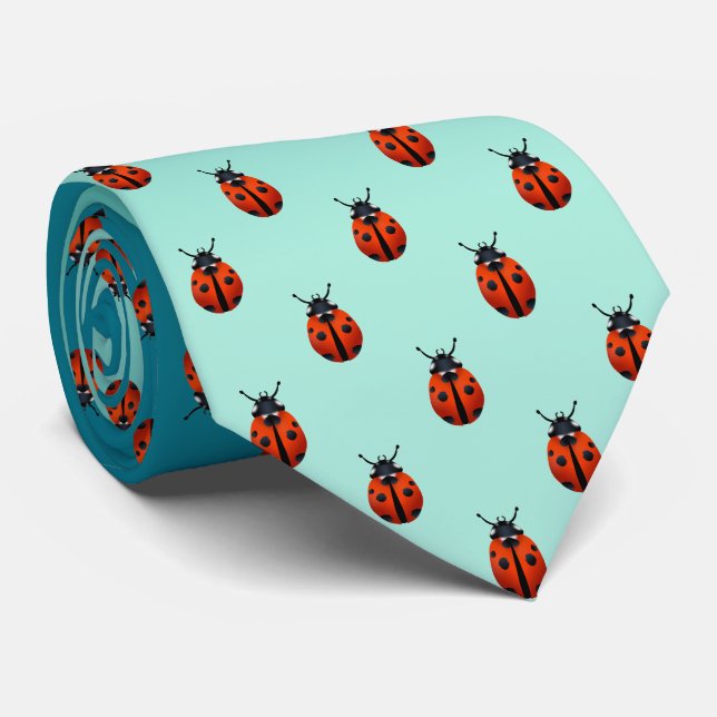 Ladybugs Tie (Rolled)