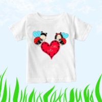 Ladybugs with heart