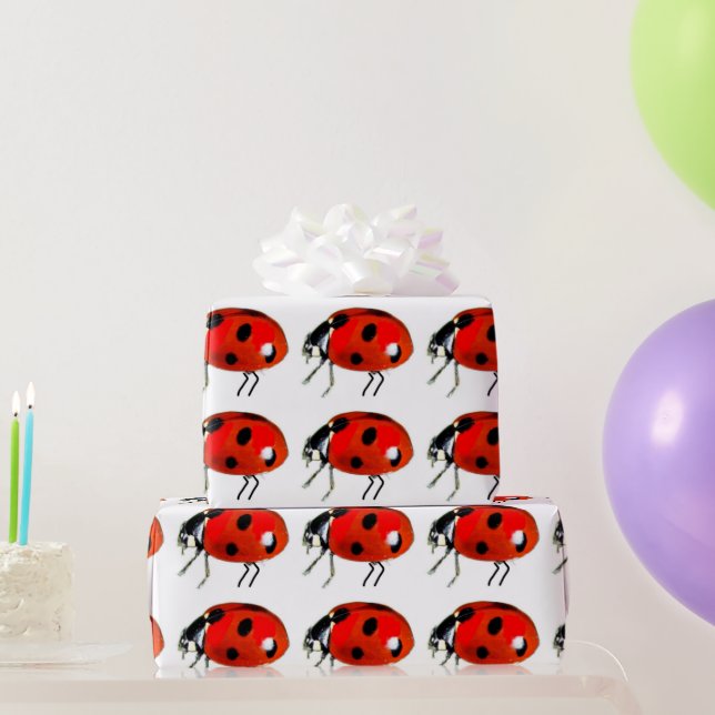 Ladybugs Wrapping Paper (Party Gifts)