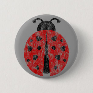 ladybugz. 6 cm round badge