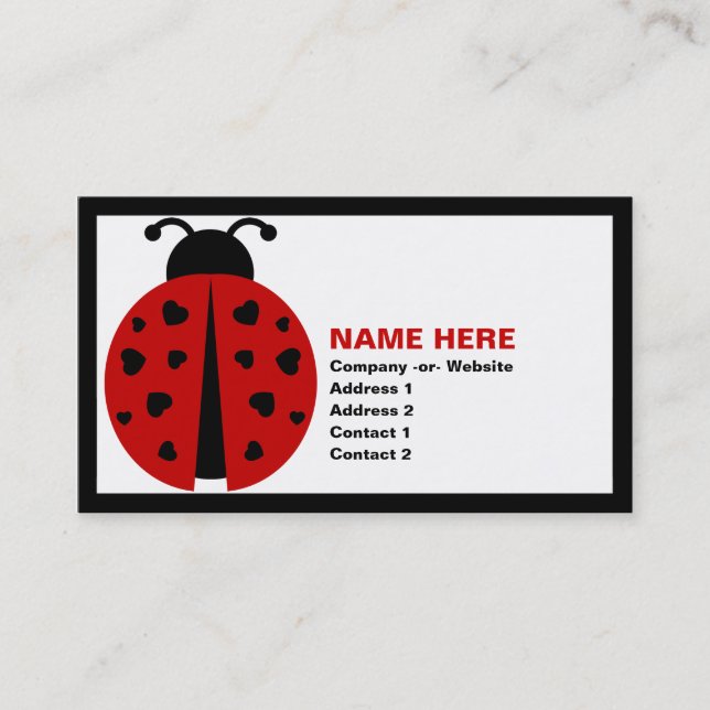 ladybugz. business card (Front)