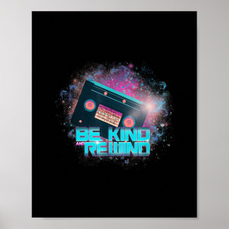Ladys Cassette Be Kind - Out-of-this-World Poster