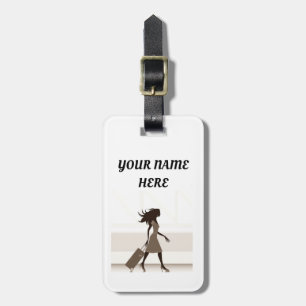 ***LADY''S*** LUGGAGE TAG READY TO PERSONALIZE