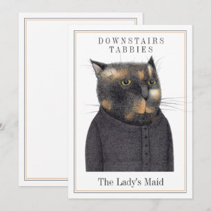 LADY'S MAID CAT 5x7 Flat Card + Text