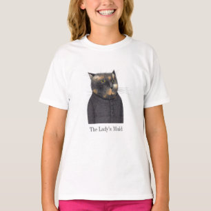 LADY'S MAID CAT Girls' Basic T-Shirt