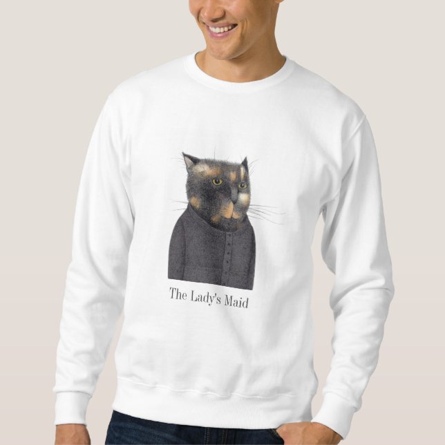 LADY'S MAID CAT Men's Basic Sweatshirt  (Front)