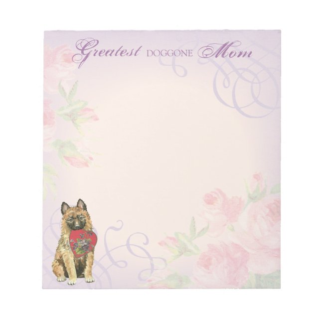 Laekenois Heart Mom Notepad (Front)
