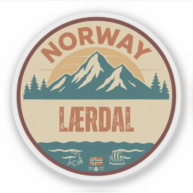 Lærdal, Norge Norway (Front)