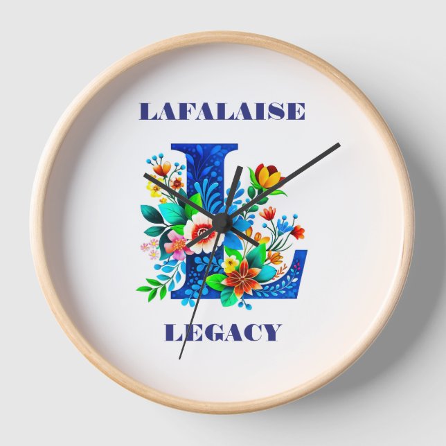 LAFALAISE LEGACY Wall Clock - Style #290620 (Front)