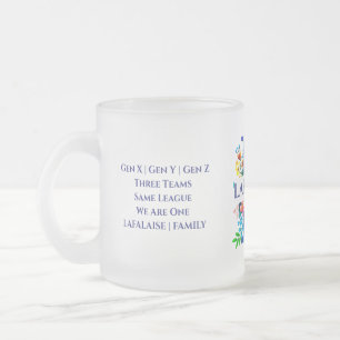 LAFALAISE XYZ FAM Frosted Glass Coffee Mug D280327