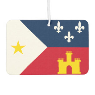 Lafayette city flag car air freshener