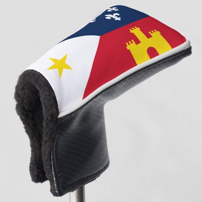 Lafayette city flag golf head cover (3/4 Front)
