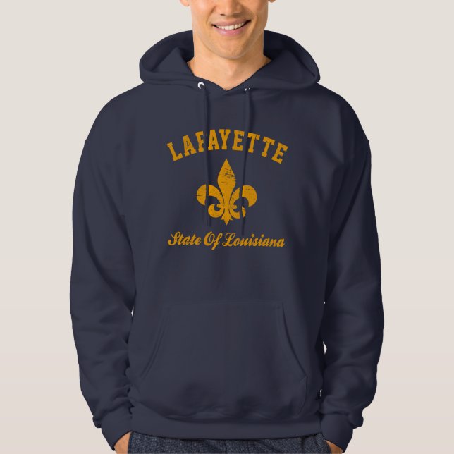 Lafayette City Louisiana Hoodie (Front)