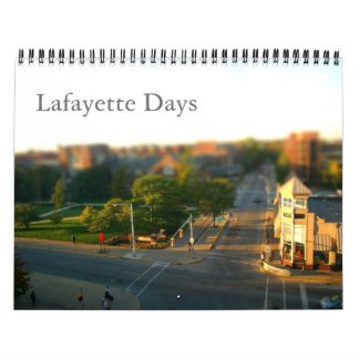 Lafayette Days Calendar