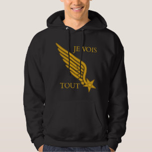 Lafayette Escadrille Pilot's Collar Insignia WW1 Hoodie
