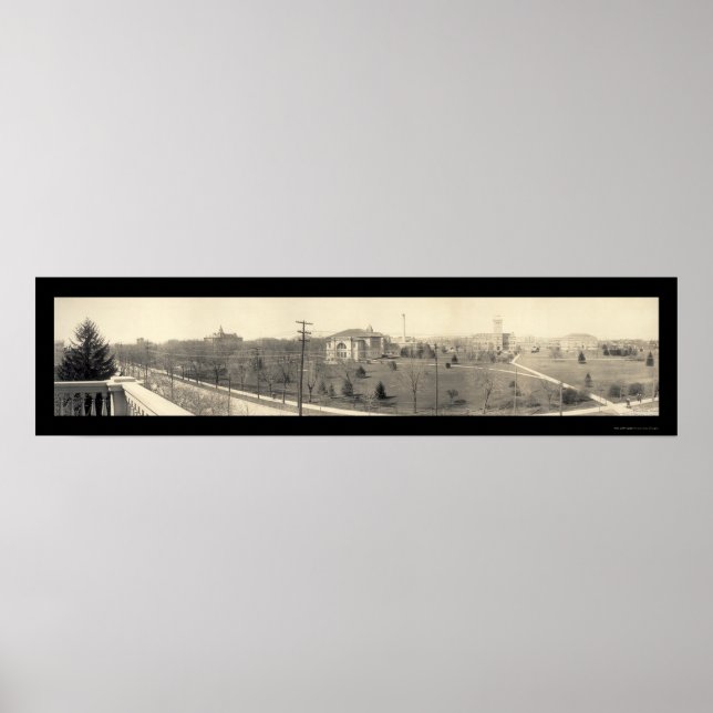 Lafayette IN Purdue Photo 1910 Poster (Front)