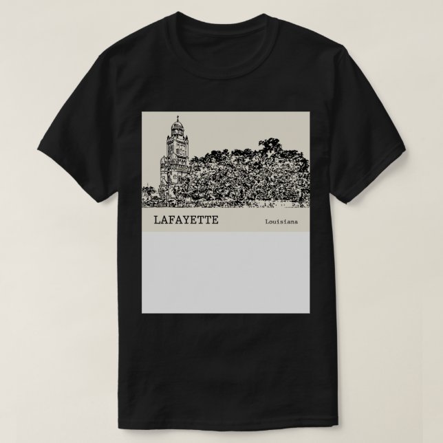 Lafayette Louisisna TShirt (Design Front)