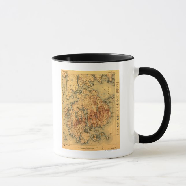 Lafayette National ParkPanoramic Map Mug (Right)