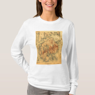 Lafayette National ParkPanoramic Map T-Shirt