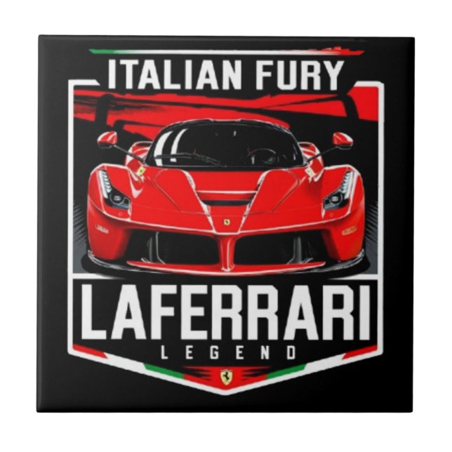 LAFERRARI, ITALIAN FURY TILE (Front)