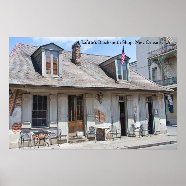 Lafitte's Blacksmith Shop, New Orleans, LA Poster (Front)