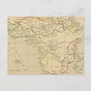 L'Afrique en 1840 Postcard