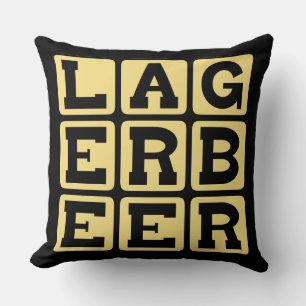 Lager Beer, Type of Ale Cushion