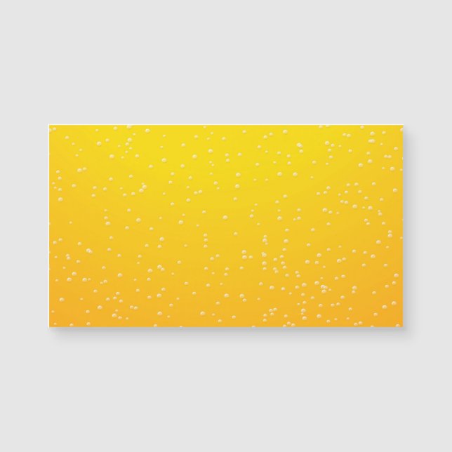 Lager Beer with Tiny Bubbles (Front)