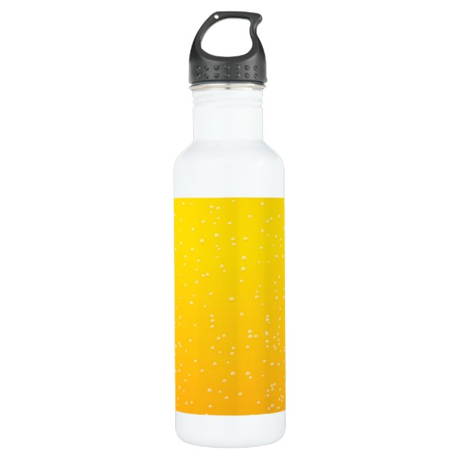 Lager Beer with Tiny Bubbles 710 Ml Water Bottle (Front)