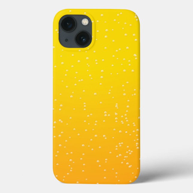Lager Beer with Tiny Bubbles Background Art Case-Mate iPhone Case (Back)