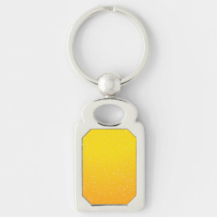 Lager Beer with Tiny Bubbles Background Art Key Ring