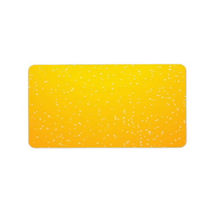 Lager Beer with Tiny Bubbles Background Art Label