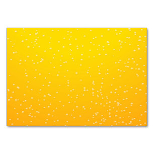 Lager Beer with Tiny Bubbles Background Art Table Number