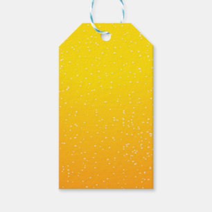 Lager Beer with Tiny Bubbles Gift Tags