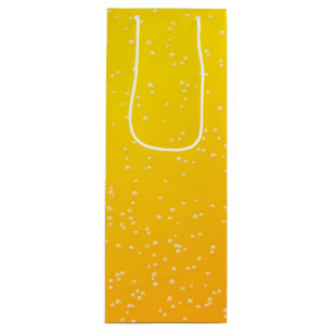 Lager Beer with Tiny Bubbles Wine Gift Bag