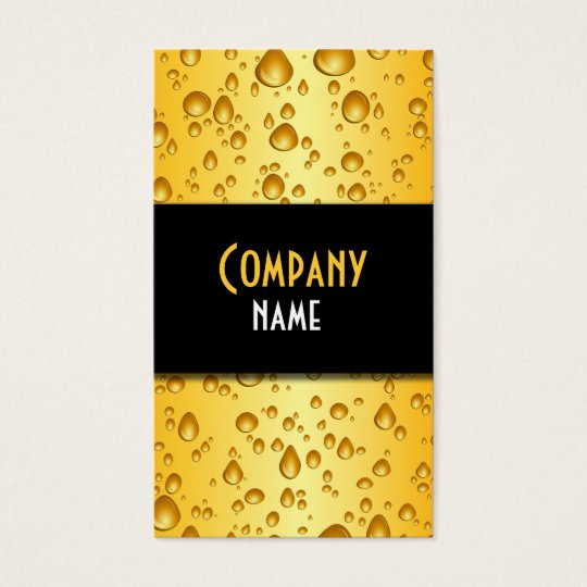 Lager Drops Business Card