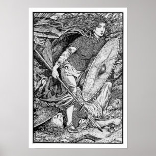 Lagertha Viking Shield Maiden Poster