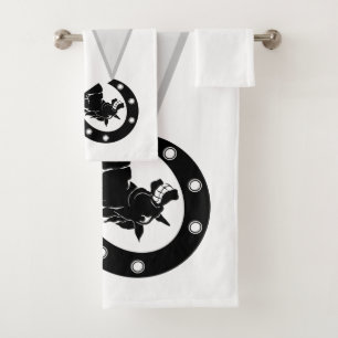 Laghting horse will make you smile bath towel set