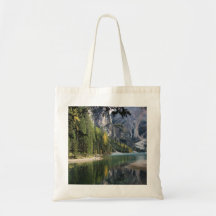 Lago alpino e riflessi - borsa shopper fotografica