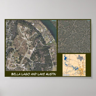  Lago and Lake Austin Poster