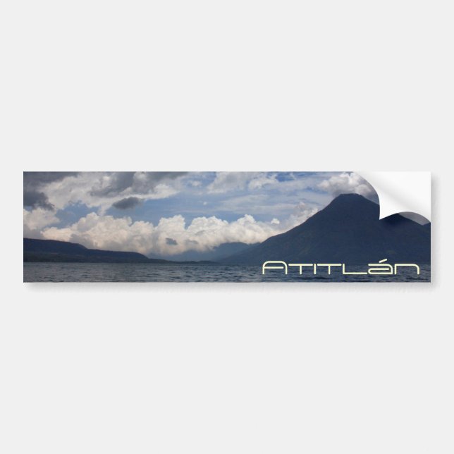 Lago Atitlan Bumper Sticker (Front)