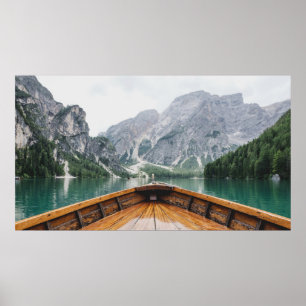 Lago di Braies, Italy Poster