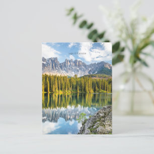 Lago di Carezza, Italy, Postcard